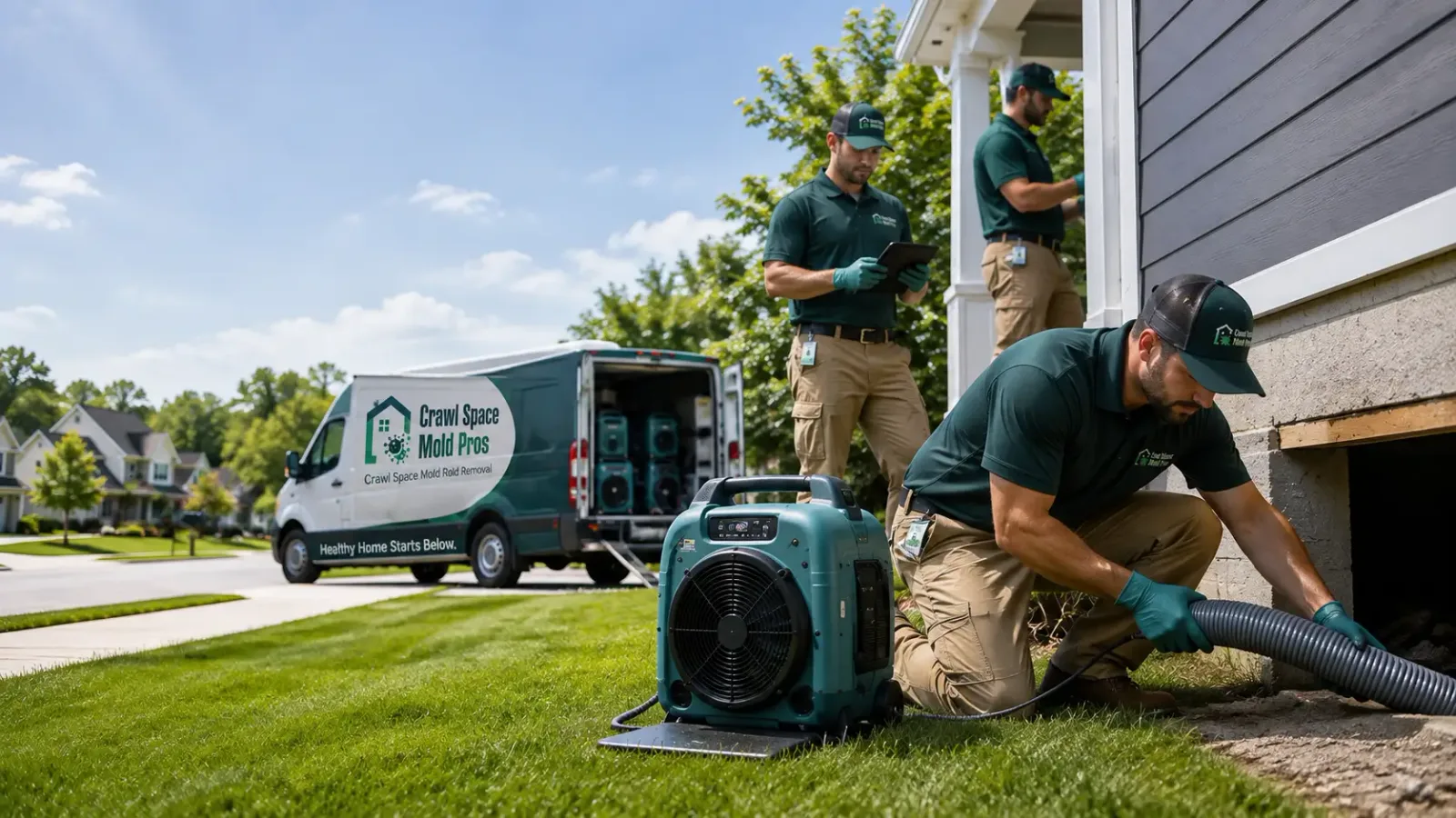 Crawl Space Mold Removal in Irwin, IA